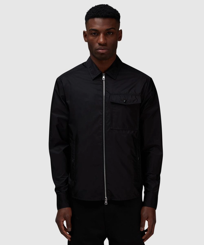 Moncler Front Pocket Overshirt (Black - M) - Size M