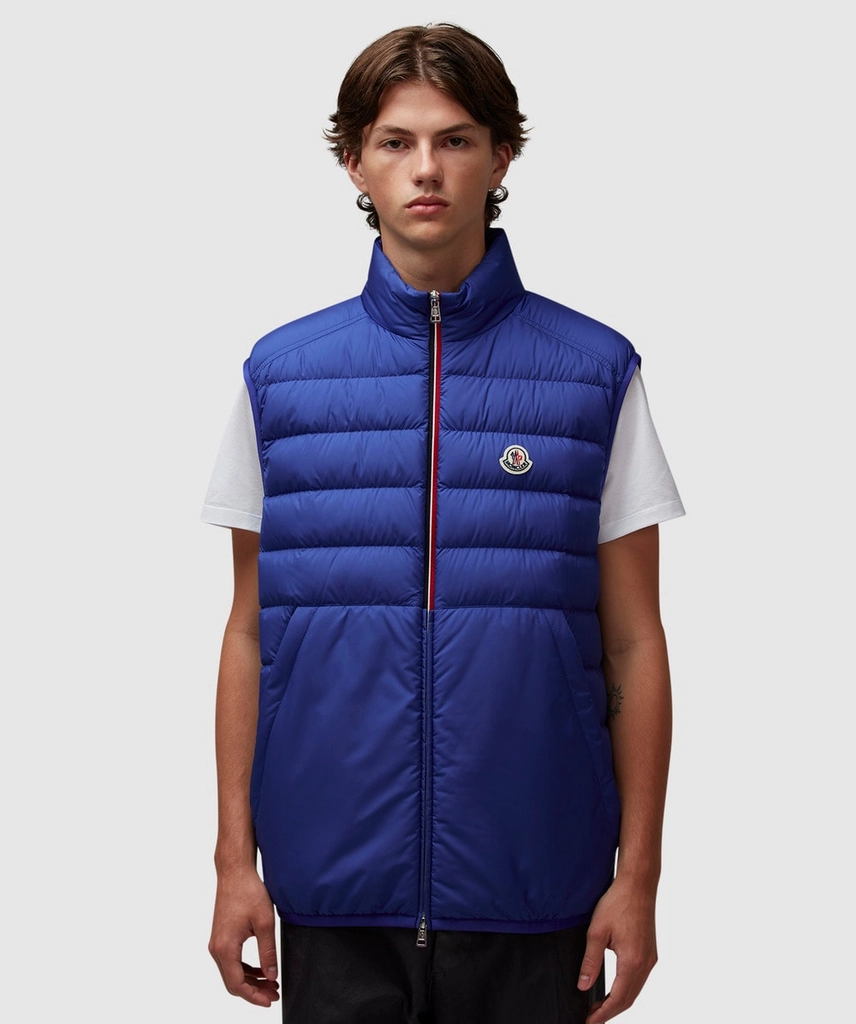 Moncler Rabuons Gilet Vest (Blue - 4) - Size 4