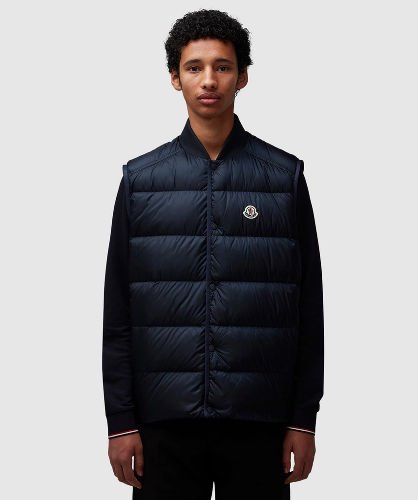 Moncler Serot Gilet Vest (Navy - 5) - Size 5