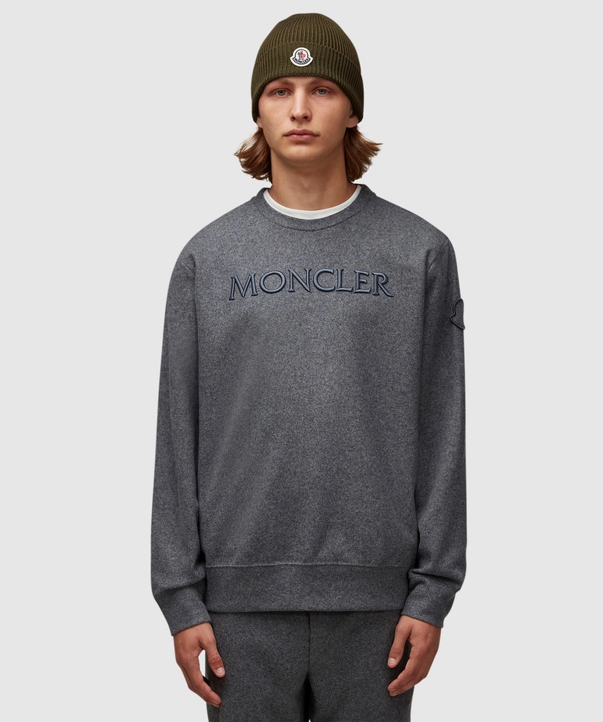 Moncler Text logo sweatshirt