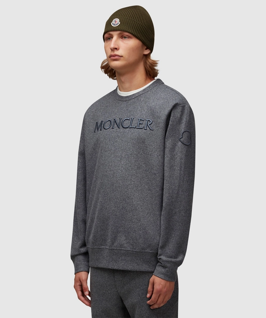 Moncler Text logo sweatshirt