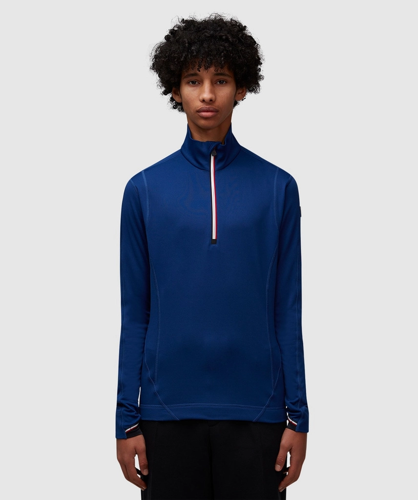 Moncler Base layer polo neck sweatshirt