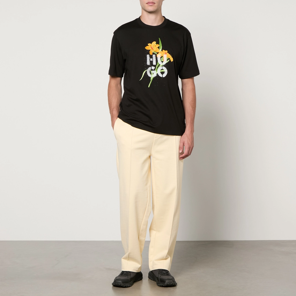 Hugo Dplanipan Cotton-Ponte Sweatpants - S