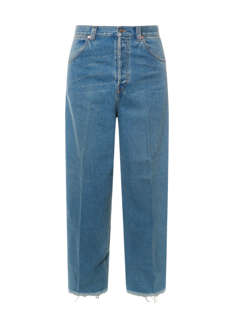 Gucci Cotton Jeans With Maxi Pockets-Uomo