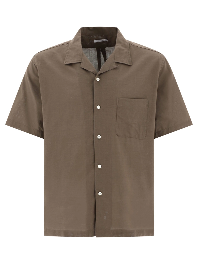 Nanamica Panama Shirts Verde-Uomo